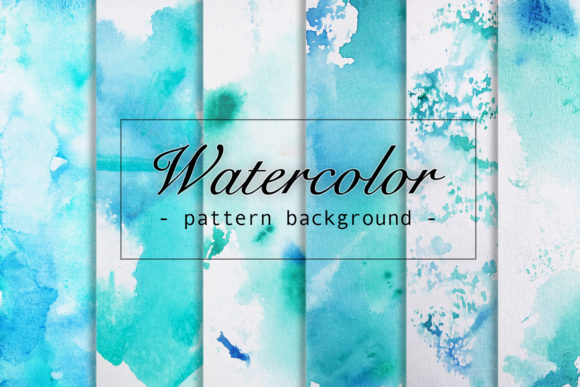 6 Watercolor Paper Patterns