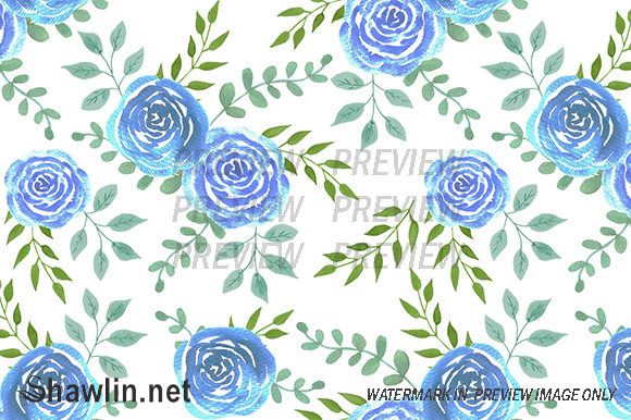 Blue Watercolor Roses Pattern: A Crafter’s Review for Real Projects