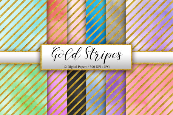 Gold Stripes Watercolor Background: A Designer’s Honest Review for Real Client Projects
