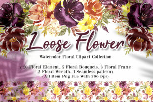 Loose Flower Watercolor Illustration: A Versatile Craft for Local Branding and Packaging