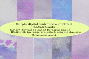 Reviewing Purple Watercolor Backgrounds for Branding & Marketing Use
