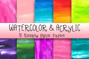 Watercolor Acrylic Digital Papers: A Designer’s Review for Branding & Backgrounds