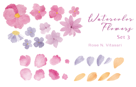 Watercolor Flowers Part 3: A Versatile Pattern for Bloggers and Digital Publishers
