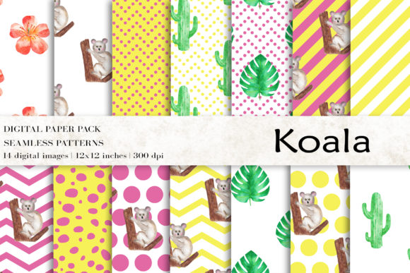 Watercolor Koala Digital Papers: A Designer’s Honest Take for Real Embroidery Use