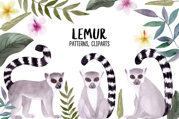 Watercolor Lemur: Crafts & Design Patterns for Digital Sellers