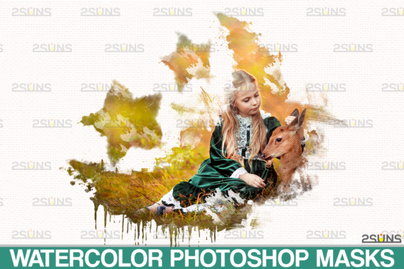 Watercolor Portrait Masks - Clipping Review