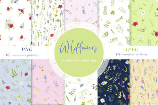 Watercolor Wildflowers: A Fresh Pattern for Local Branding and Packaging
